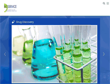 Tablet Screenshot of bioservice.com